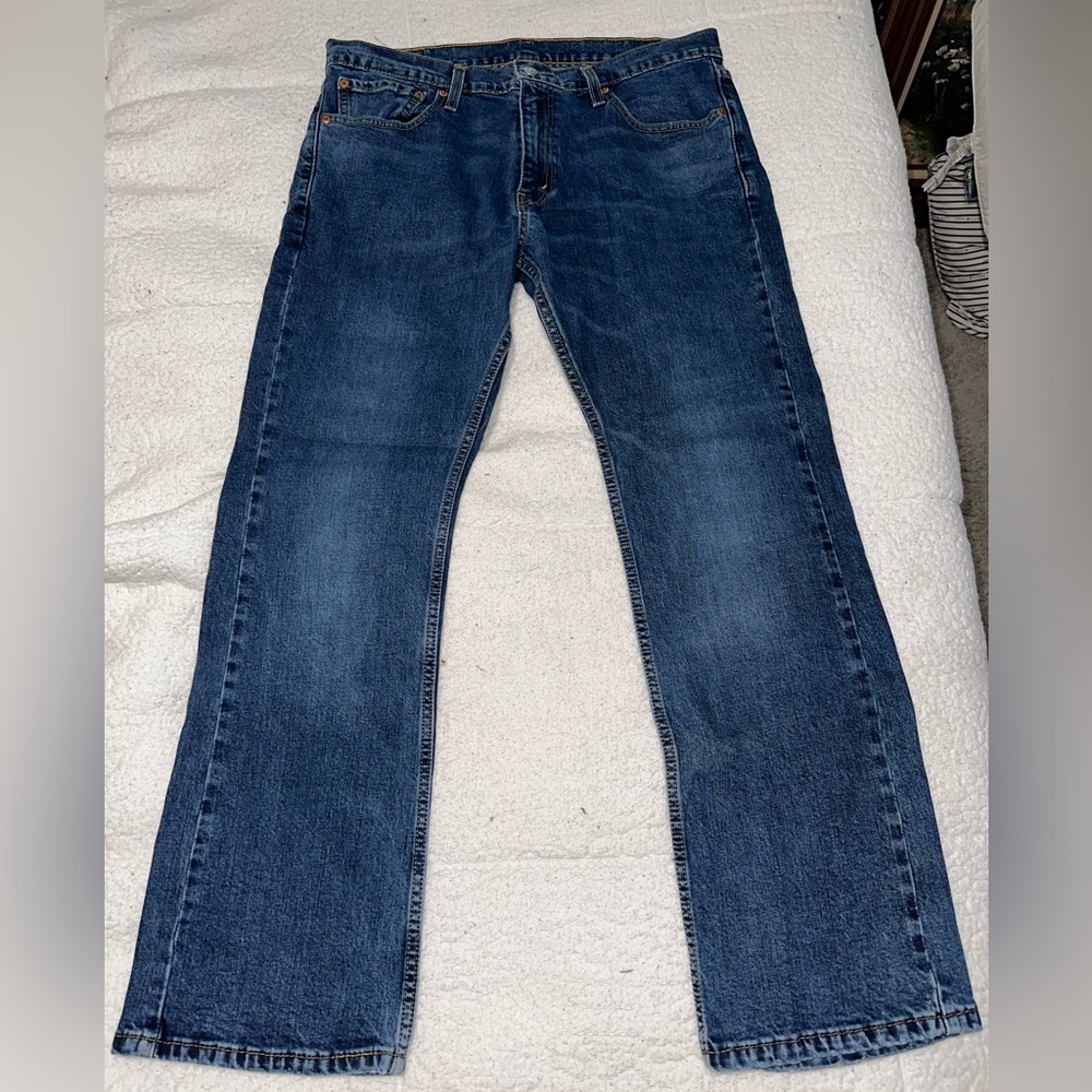 Levi's Dark Blue Straight Jeans